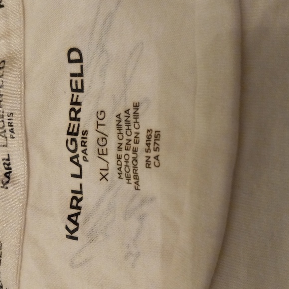 Karl Lagerfeld Love from Paris Eiffel Tower Womens Tshirt Size XL - Picture 4 of 9